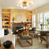 Modern Gold Flush Mount Ceiling Chandelier 9 Light Glass Globe